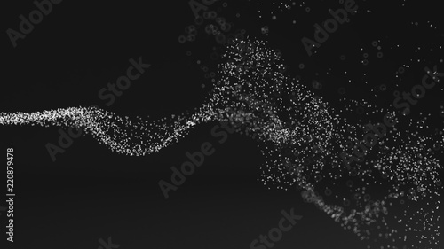 Beautiful abstract fractal background. 3d illustration  3d rendering.