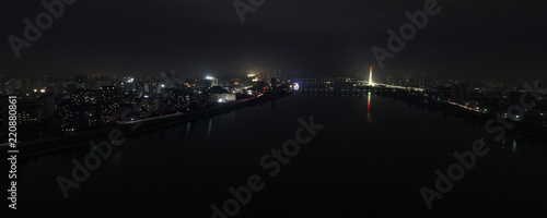North Korea, Pyongyang by Night