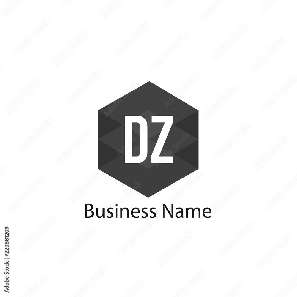 Initial Letter DZ Logo Template Design Initial Letter DZ Logo Template Design
