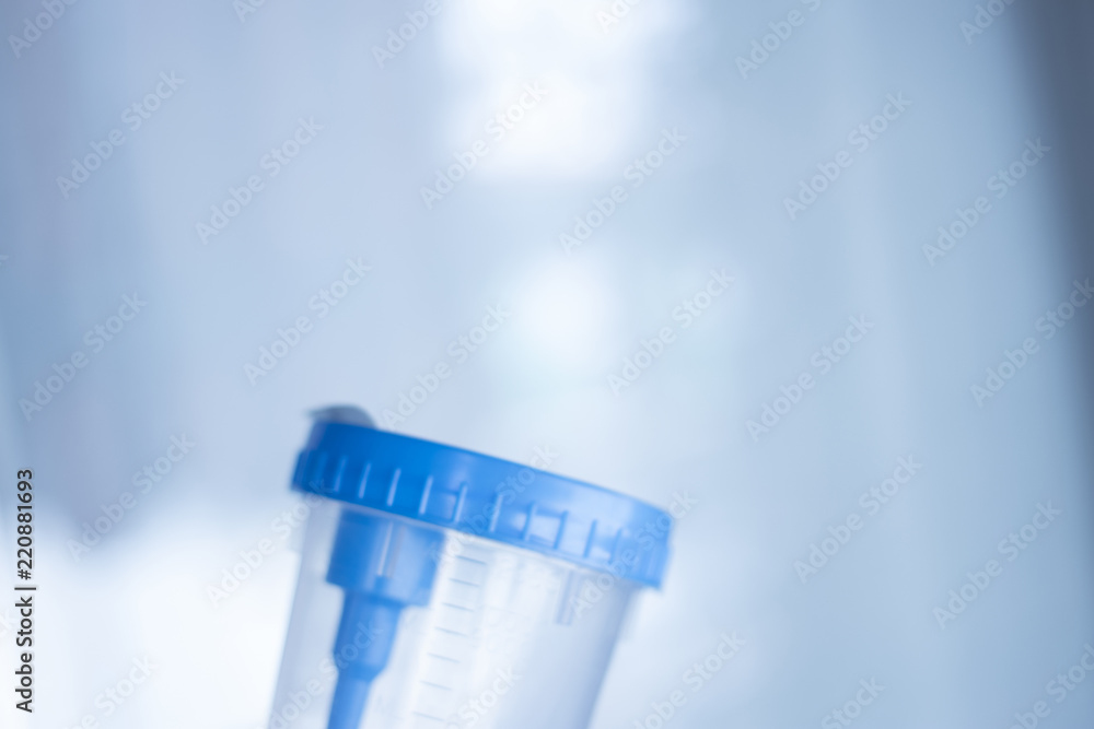 Urine sample test cup