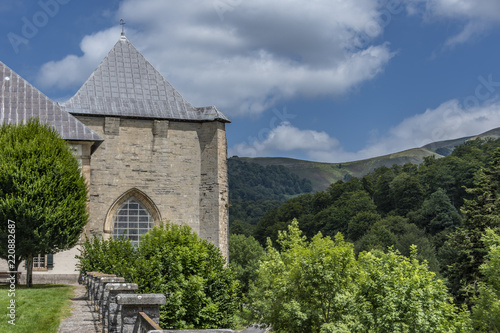View of the Pyrenees from Roncesvalles. Spain
