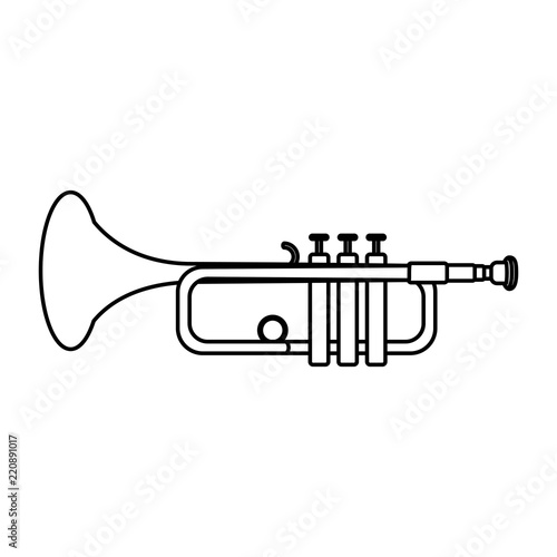 line music trumpet instrument artistic melody