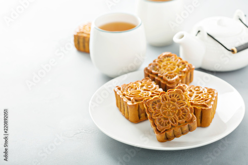 Photography Traditional Chinese mooncakes
