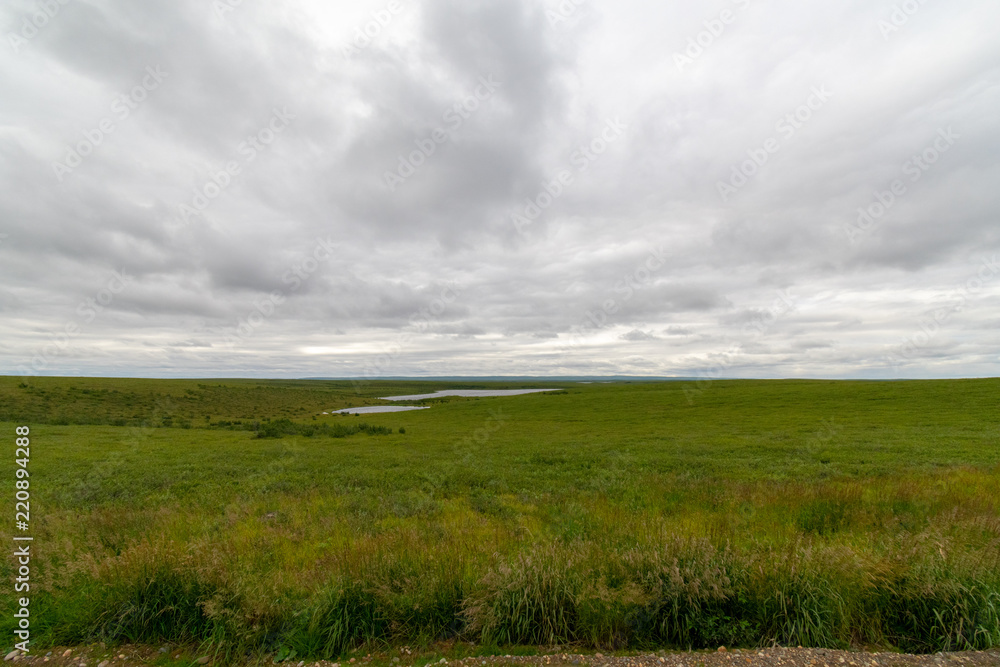 The Arctic As Seen From The Mackenzie Valley Highway From Inuvik to Tuktoyaktuk