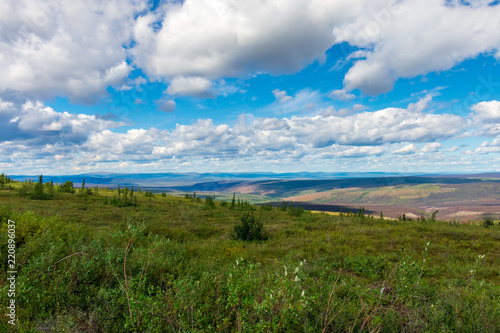Dempster Highway Traverses Through The Yukon And Northwest Territories  Canada