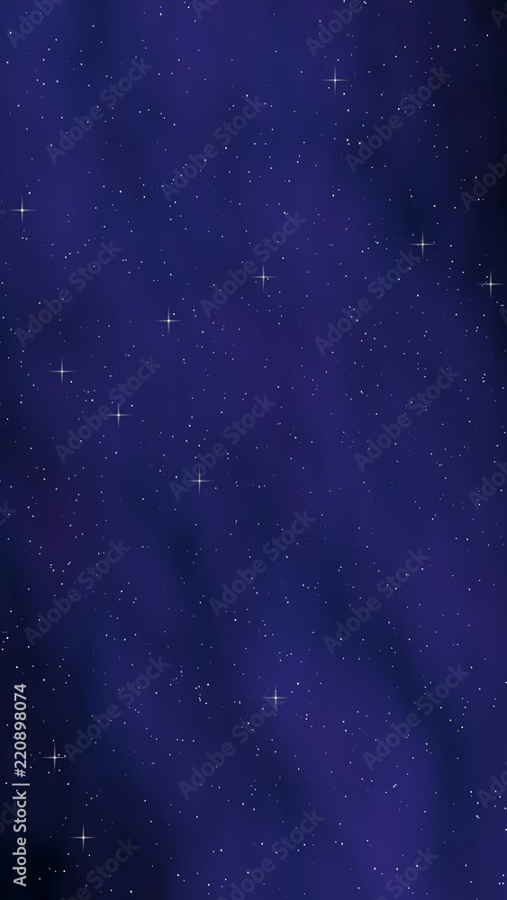 Fototapeta premium Colorful and beautiful space background. Outer space. Starry outer space texture. 3D illustration