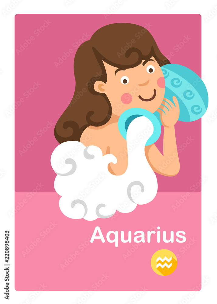 Illustration of isolated aquarius vector. zodiac signs Illustration of isolated aquarius vector. zodiac signs