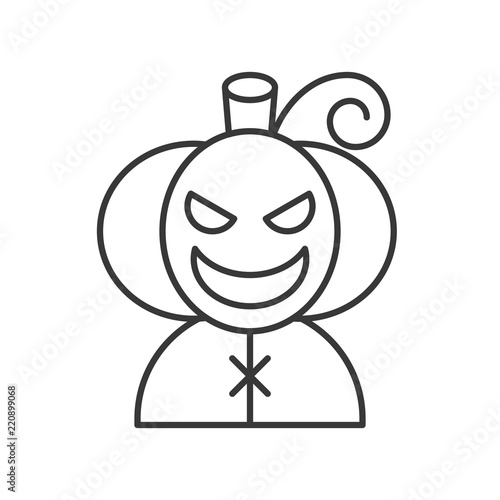Jack o lantern character, Halloween related icon