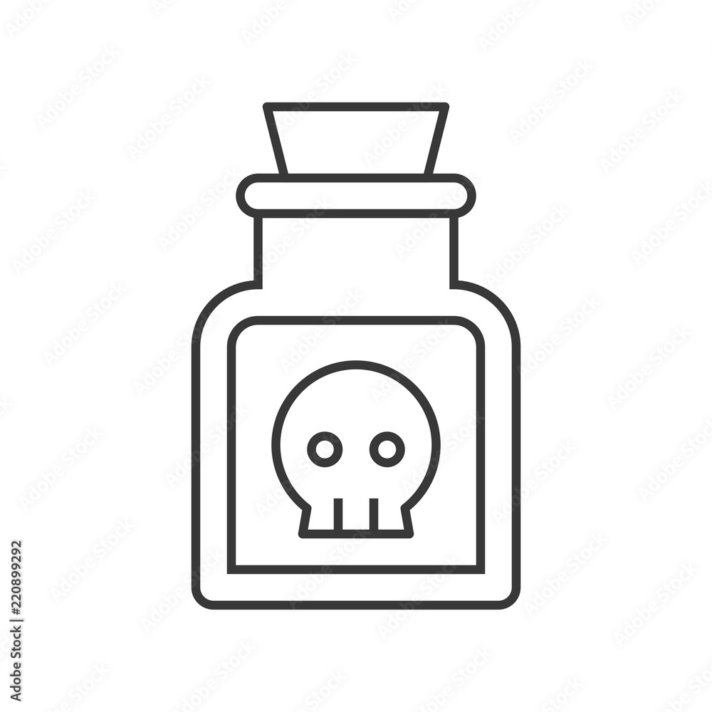 poison or potion,voodoo or black magic ingredient in jar, Halloween icon poison or potion,voodoo or black magic ingredient in jar, Halloween icon