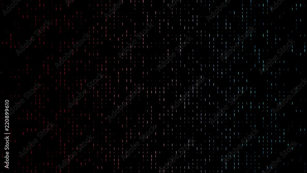 4k Gradient, colorful binary code with lots of the number ones glowing and fading out loopable background video on a black screen for stock market and exchange, data, big data, business finance, 4k Gradient, colorful binary code with lots of the number ones glowing and fading out loopable background video on a black screen for stock market and exchange, data, big data, business finance,