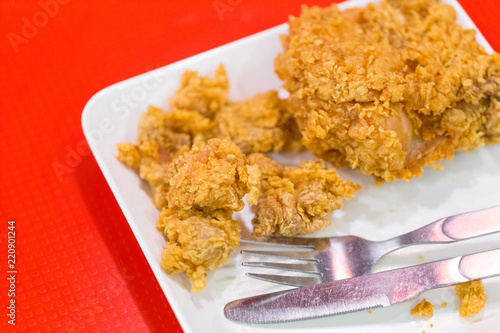 chicken fried kentucky style fast food tasty