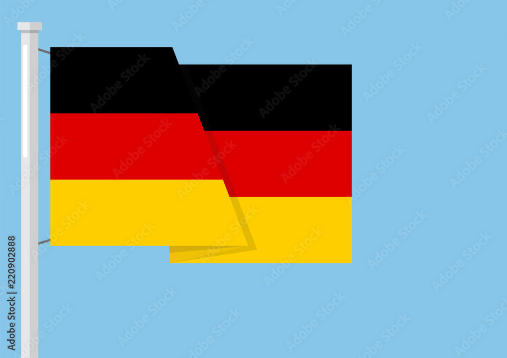 Germany flag with copyspace Germany flag with copyspace