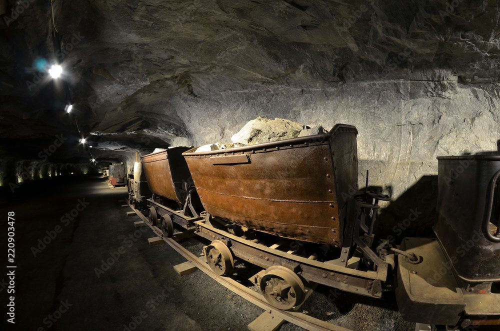 The silver mine. The quarry was discontinued in 1952. . Kongsberg,Norway
