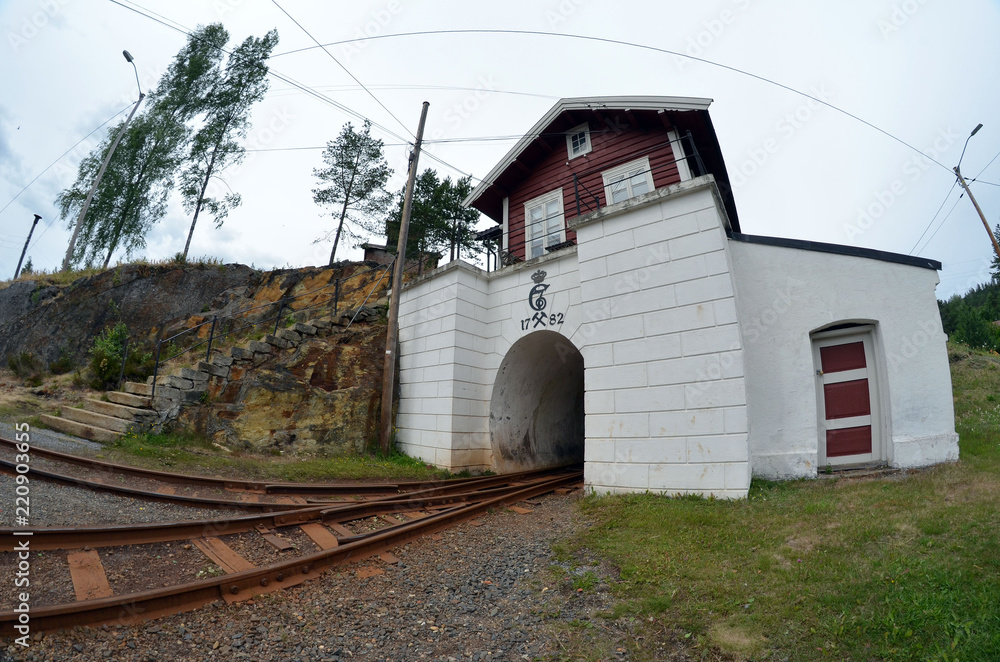Obraz premium The silver mine. The quarry was discontinued in 1952. . Kongsberg,Norway 