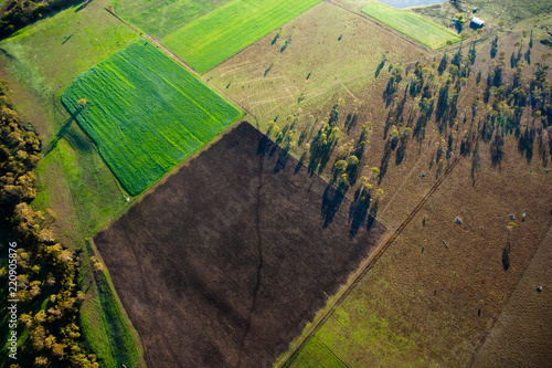 Aerial View of Paddocks