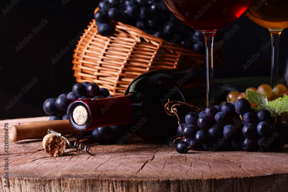 Obraz premium Wine cellar, this year's harvest