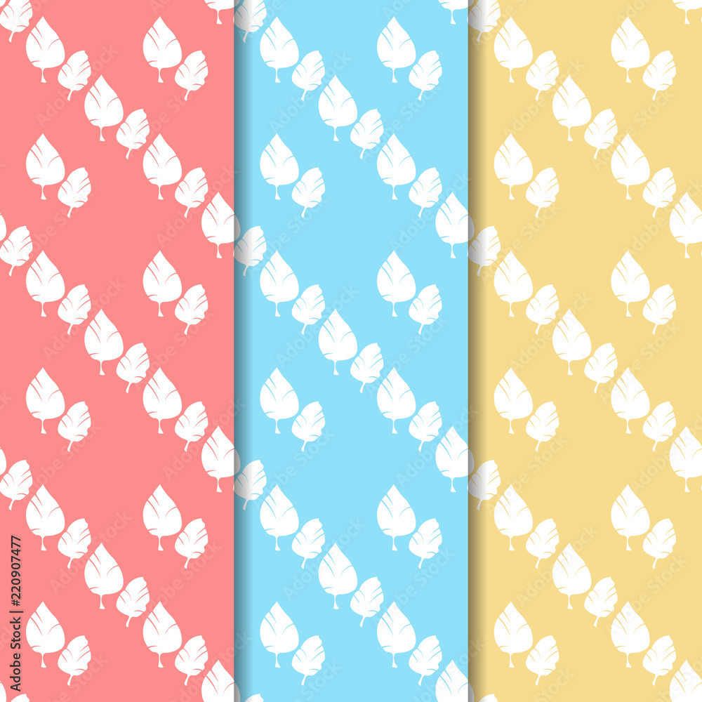 Geometric seamless pattern. Leaf Geometric seamless pattern. Leaf