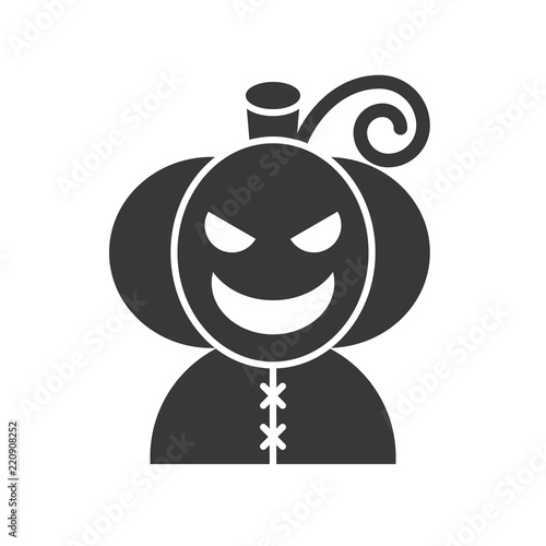 Jack o lantern character, Halloween related icon