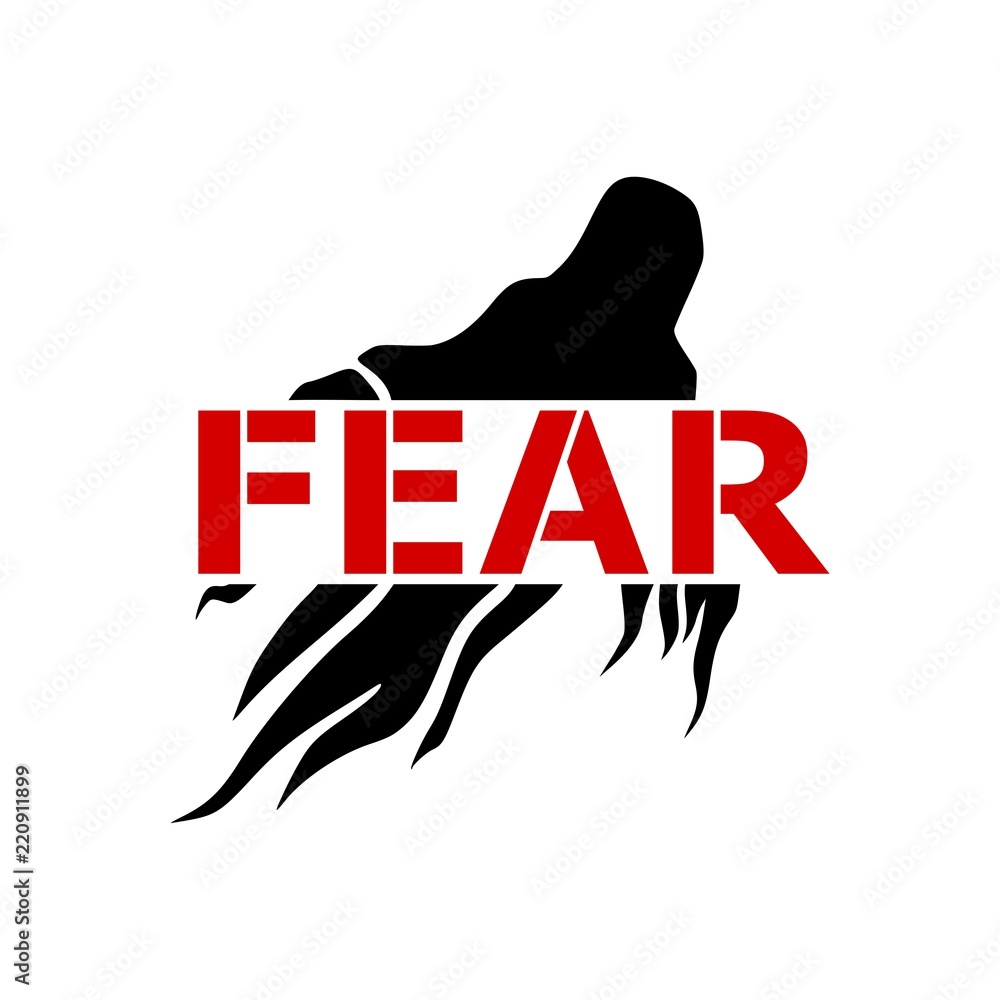 Fear icon, Fear logo Иллюстрация Stock | Adobe Stock