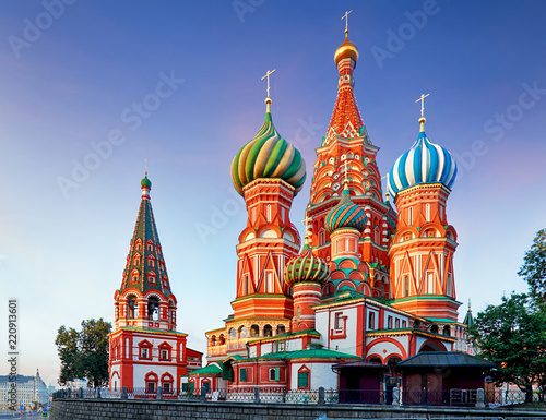 Moscow, Russia - Red square view of St. Basil's Cathedral