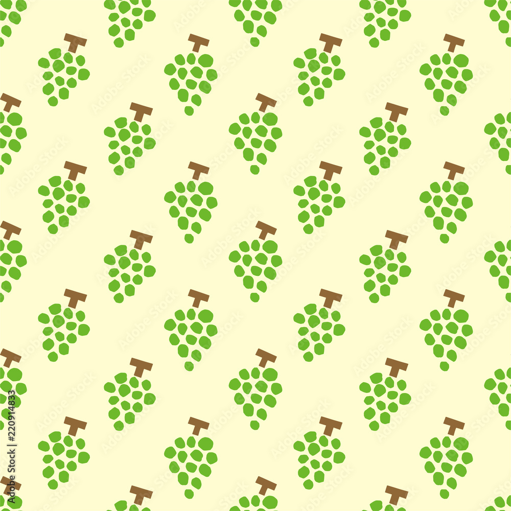 Grapes background. Seamless pattern.Vector. ぶどうのパターン Grapes background. Seamless pattern.Vector. ぶどうのパターン