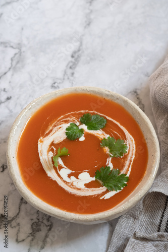 fresh cream of tomato soup