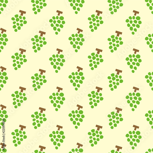 Grapes background. Seamless pattern.Vector. ぶどうのパターン