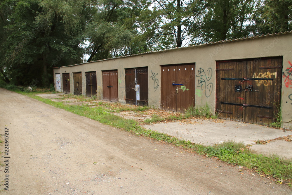 Alte Garagenanlage in Güstrow