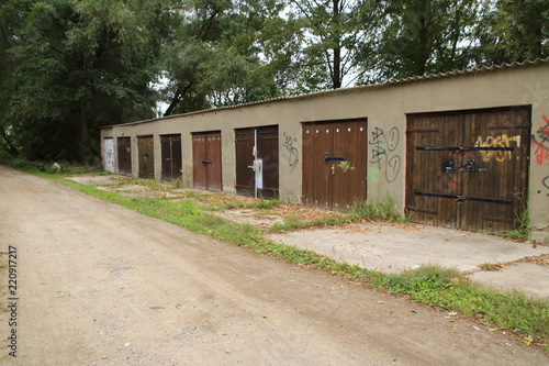 Alte Garagenanlage in Güstrow