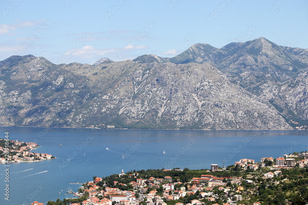 landscape Bay of Kotor Montenegro