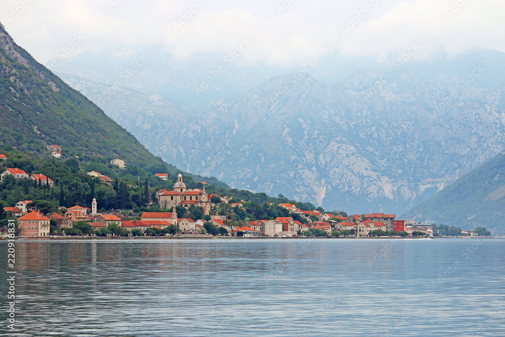 Prcanj village Bay of Kotor Montenegro