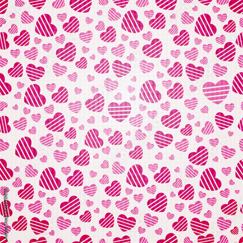 Seamless pattern with heart