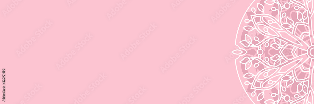 powerful mandala - banner / background powerful mandala - banner / background