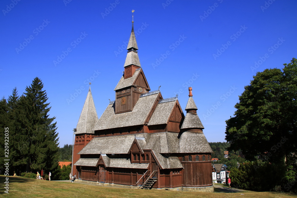 Stabkirche Hahnenklee bei Goslar im Harz Stabkirche Hahnenklee bei Goslar im Harz