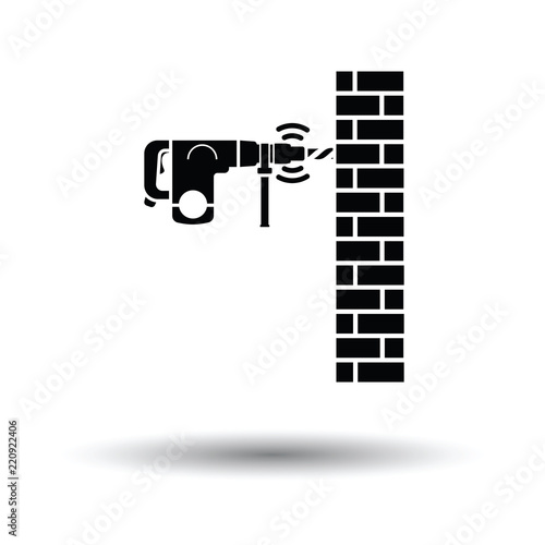 Icon of perforator drilling wall