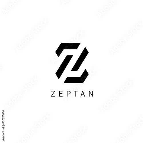 Vector logo design template for business. Z letter logo