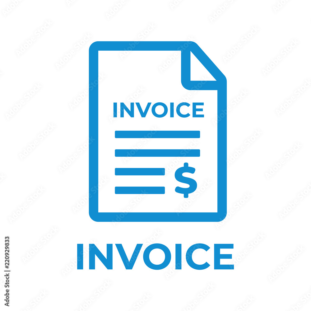 Invoice icon. Payment and billing invoices vector icon Invoice icon. Payment and billing invoices vector icon