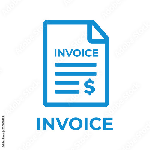 Invoice icon. Payment and billing invoices vector icon