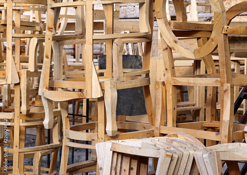 carpentry wooden chair frames