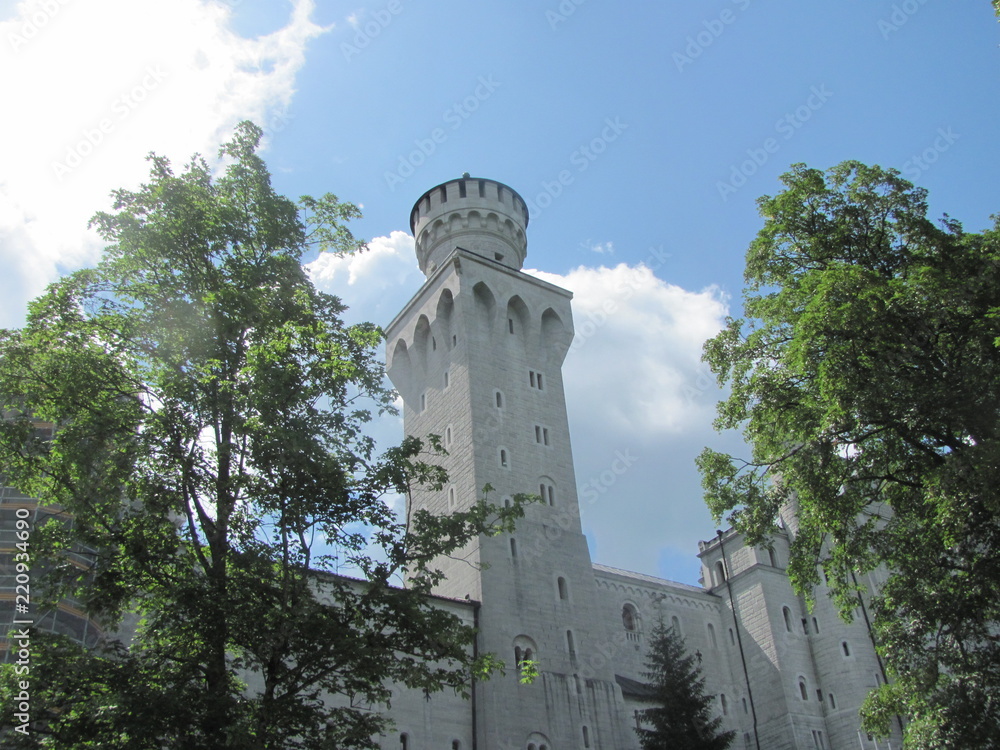 Fototapeta premium Fragment of a beautiful European building with windows