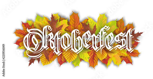 Oktoberfest Herbstlaub