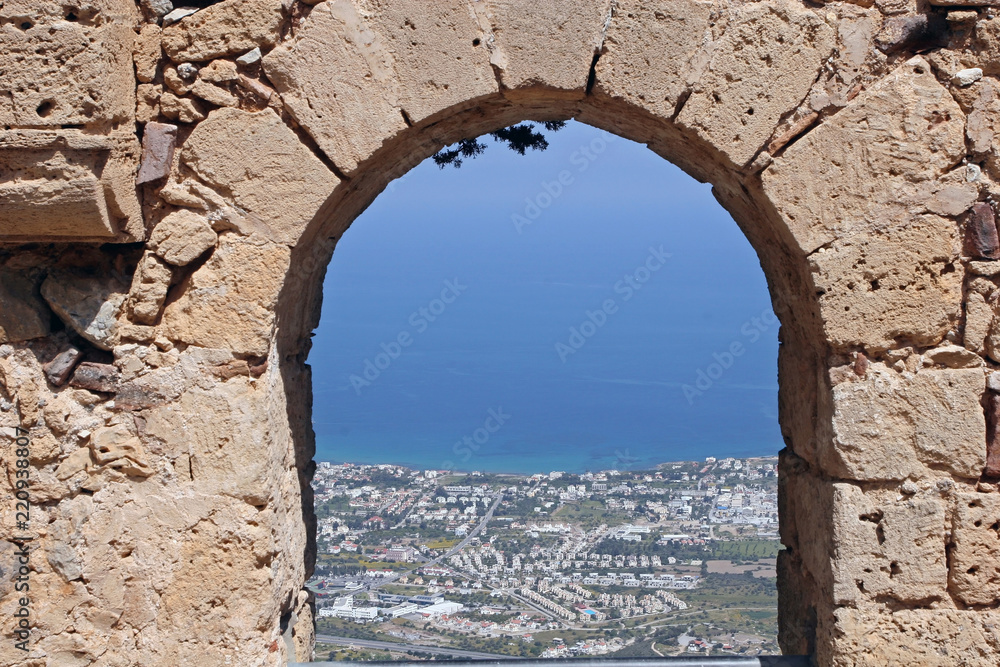 Cyprus. The ancient city of Salamis, the Abbey of Bellapais Castle of St. Hilarion