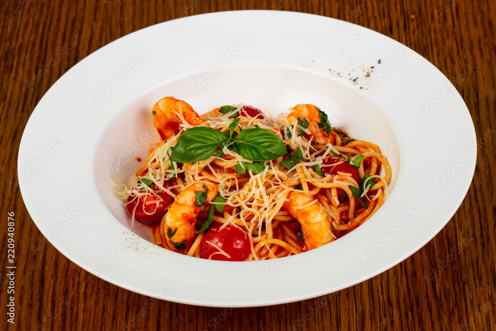 Spaghetti with prawn Spaghetti with prawn