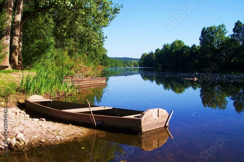 Schilderij op canvas Barques et péniches