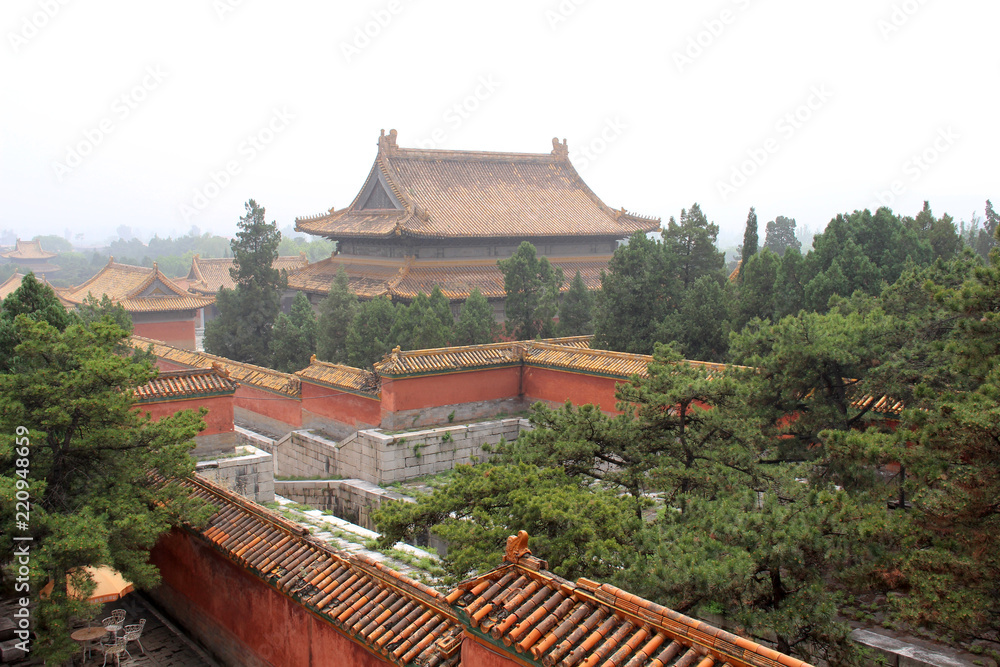 Palace architecture landscape, Eastern Royal Tombs of the Qing Dynasty, china