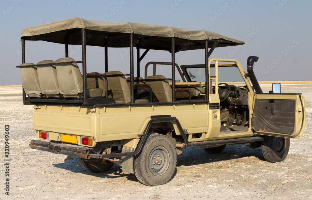 Vehicle used for game drives