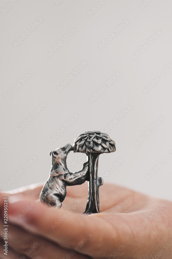 Bear and Strawberry Tree, symbol of Madrid, Spain