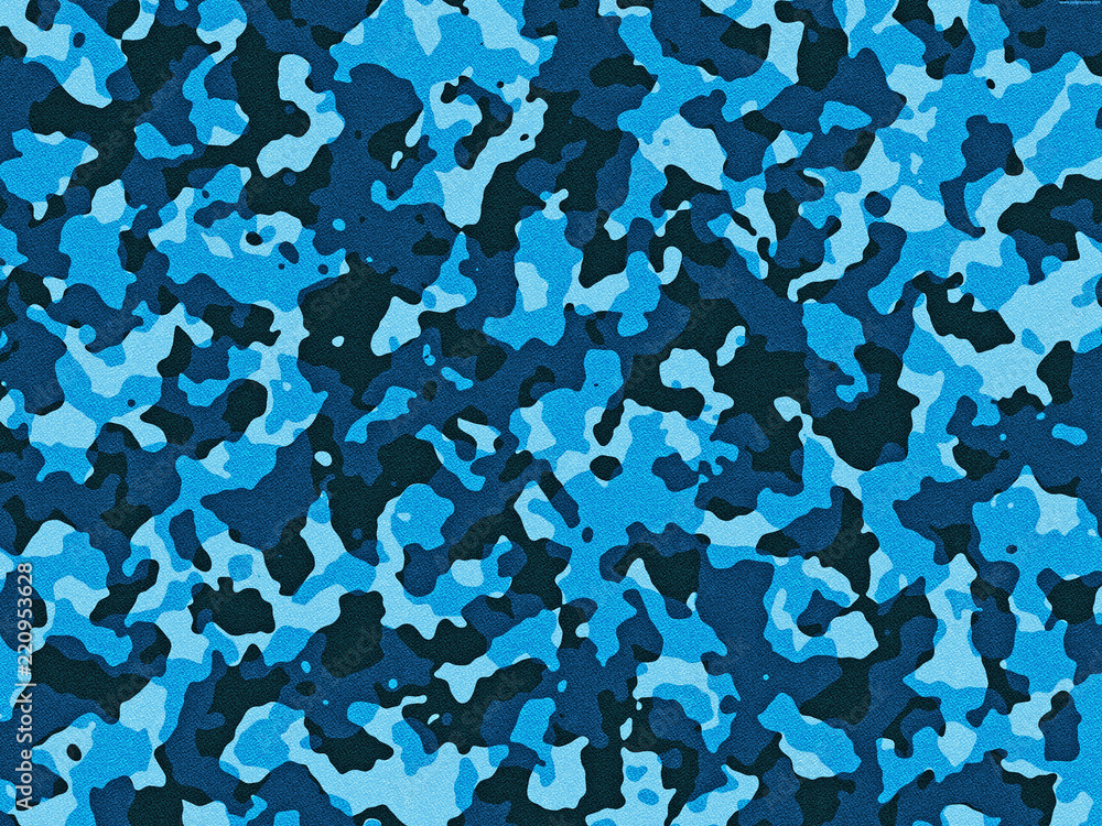 Probar Ópera Locomotora Blue camouflage pattern ilustración de Stock | Adobe Stock