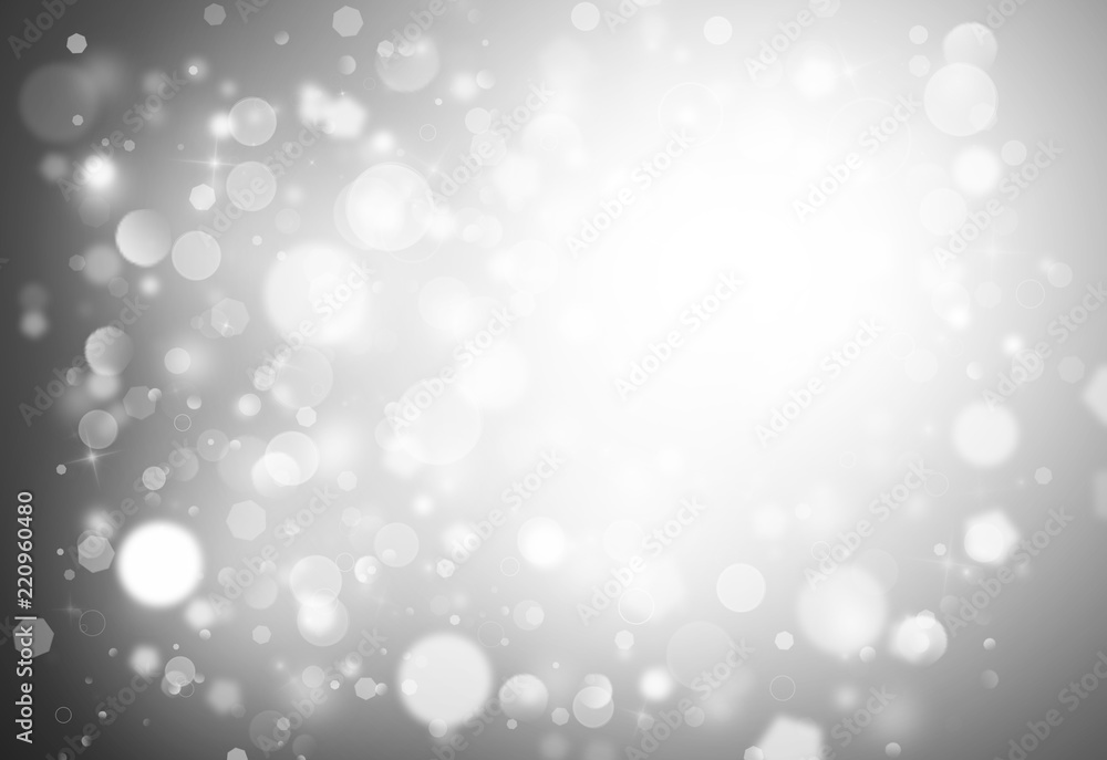 Gray glitter sparkles rays lights bokeh Festive Elegant abstract background. Gray glitter sparkles rays lights bokeh Festive Elegant abstract background.