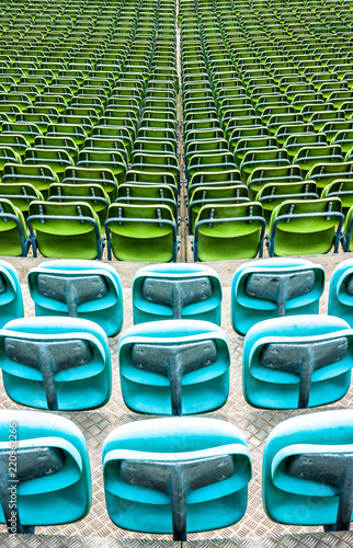 rows of chairs